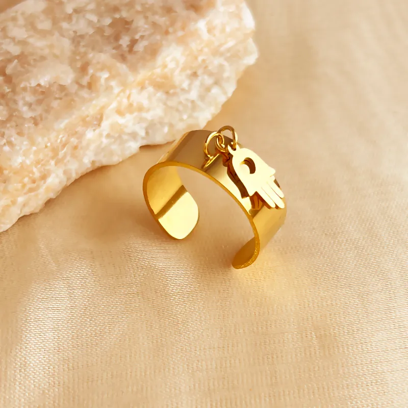 Bague Symb acier inoxydable