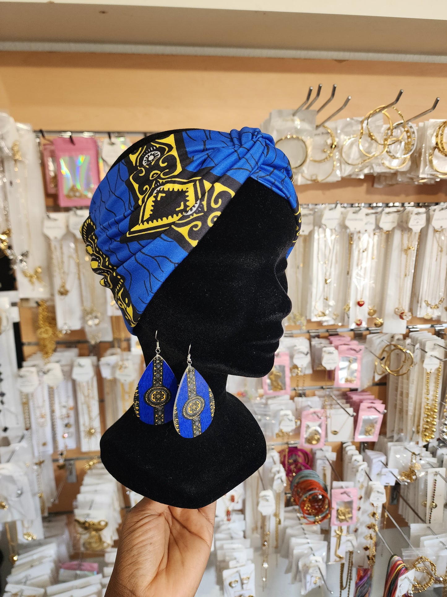 Bandeau + boucles d'oreilles