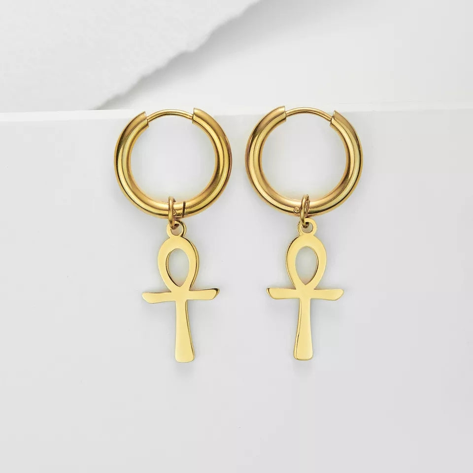 Boucle d'oreilles Ankh