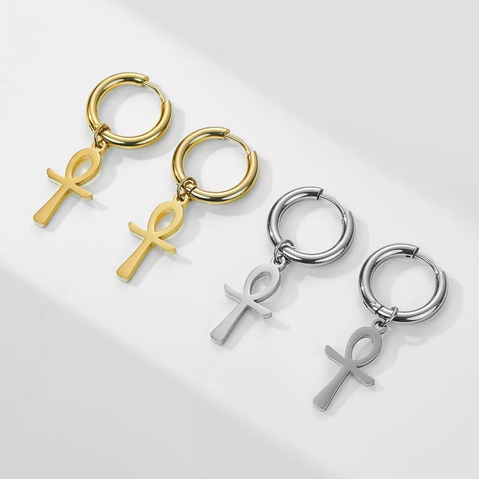 Boucle d'oreilles Ankh