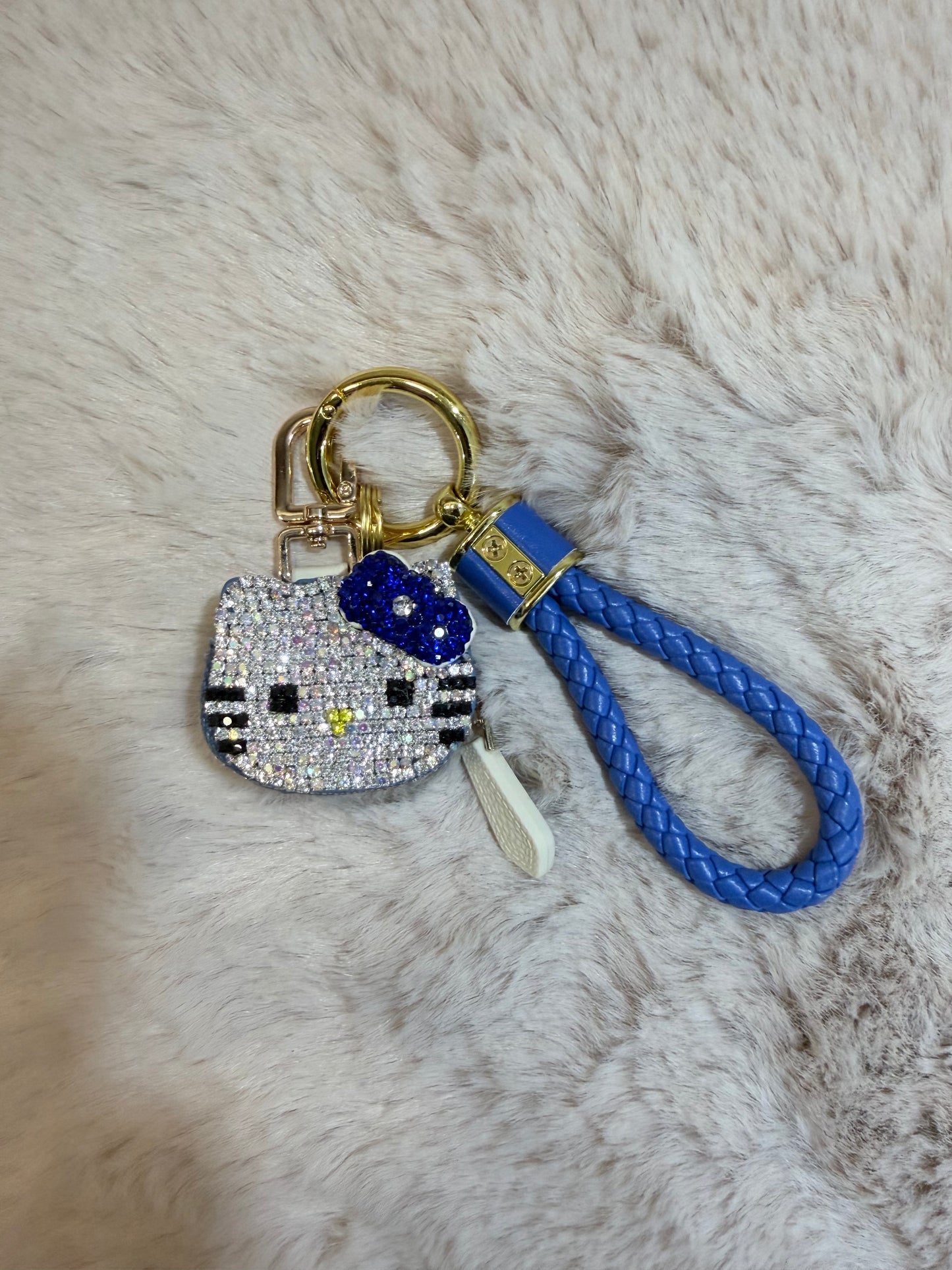 Hello kitty porte pièce strass - porte clé