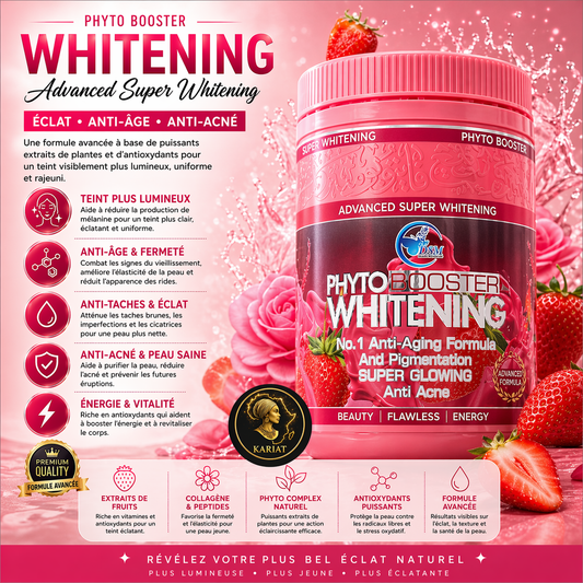 Phyto Booster Whitening – Peau Claire, Zéro Taches & Anti-Acné Visible