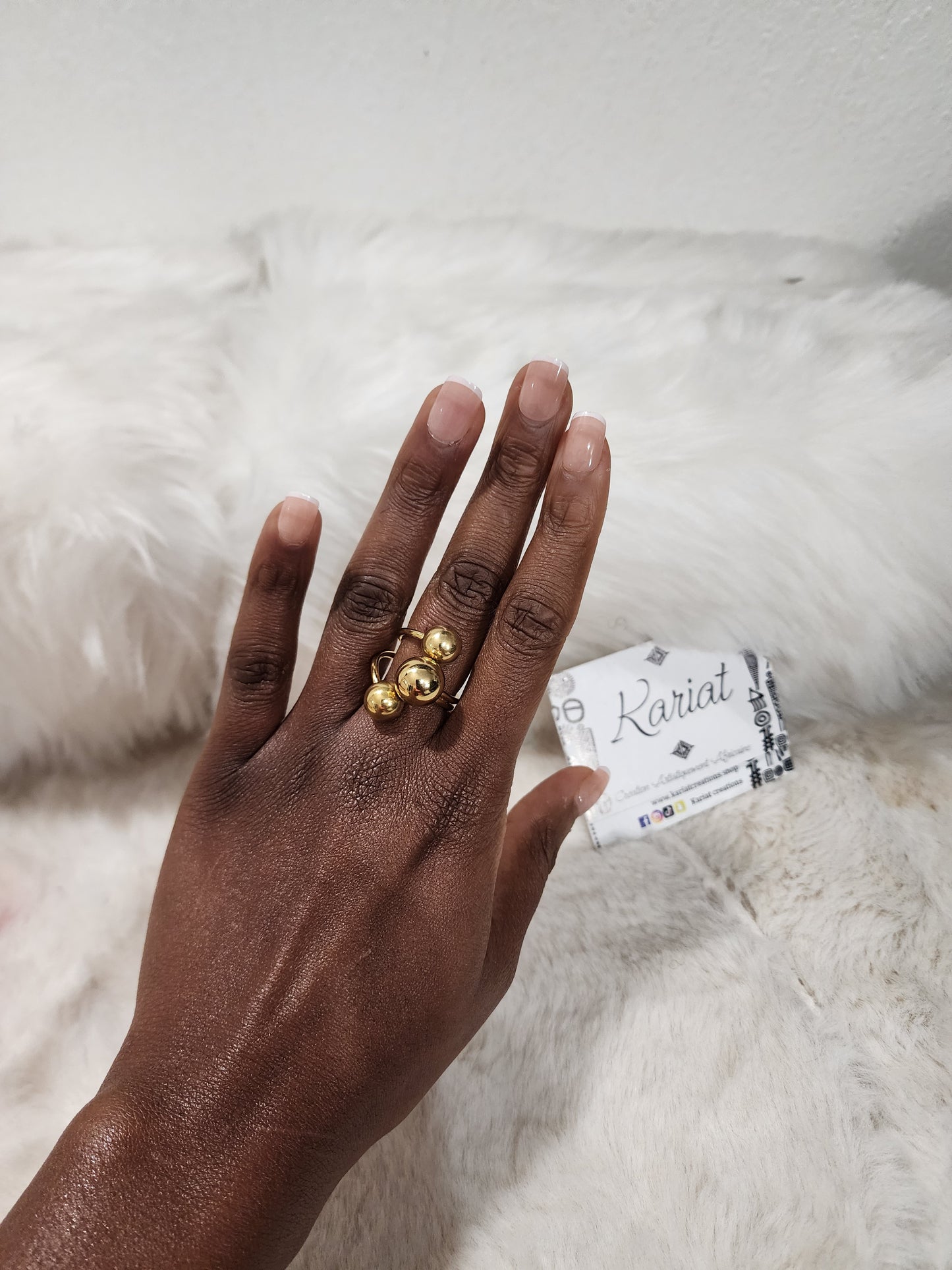 3 boules / Bague originale