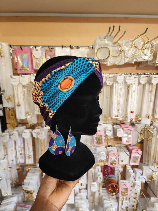 Bandeau + boucles d'oreilles